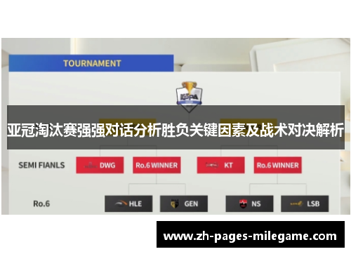 亚冠淘汰赛强强对话分析胜负关键因素及战术对决解析